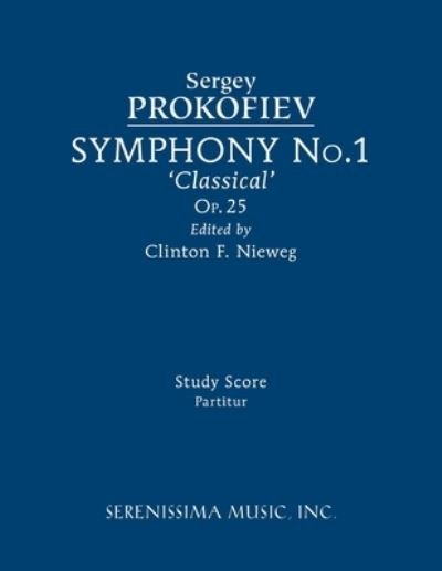 Cover for Sergey Prokofiev · Symphony No.1, Op.25 'Classical' (Bog) (2022)