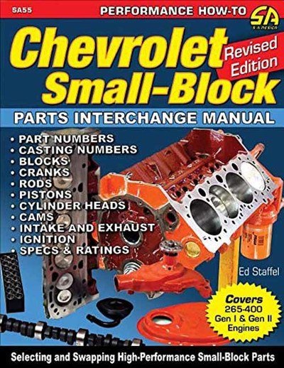 Cover for Ed Staffel Jnr · Chevrolet Small Blocks Parts Interchange Manual (Paperback Book) [Revised edition] (2019)