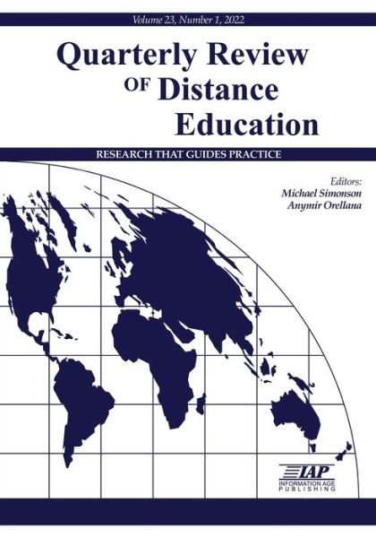 Cover for Michael Simonson · Quarterly Review of Distance Education Volume 23 Number 1 2022 (Book) (2022)