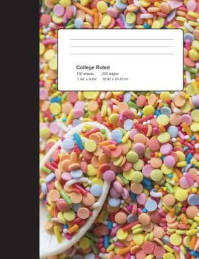 Cover for Cricket Creek Creatives · Composition Notebook Candy Sprinkles (Paperback Book) (2018)