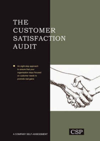 Cover for Ronald J Sanderson · The Customer Satisfaction Audit (Paperback Book) (2008)