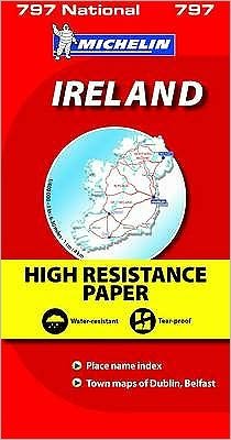 Ireland*, Michelin National Map 797 1:400.000 - Michelin - Livres - Michelin - 9782067137981 - 31 décembre 2008