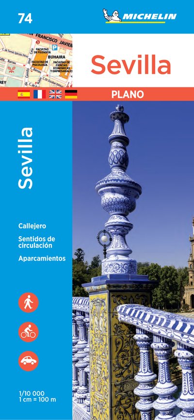 Sevilla - Michelin City Plan 74: City Plans - Michelin - Bøker - Michelin Editions des Voyages - 9782067236981 - 15. mars 2019