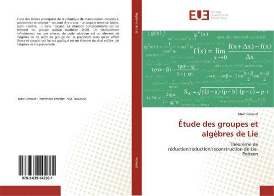 Cover for Renaud · Étude des groupes et algèbres de (Bog)