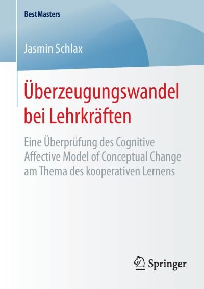 Cover for Schlax · Überzeugungswandel bei Lehrkräft (Buch) (2016)