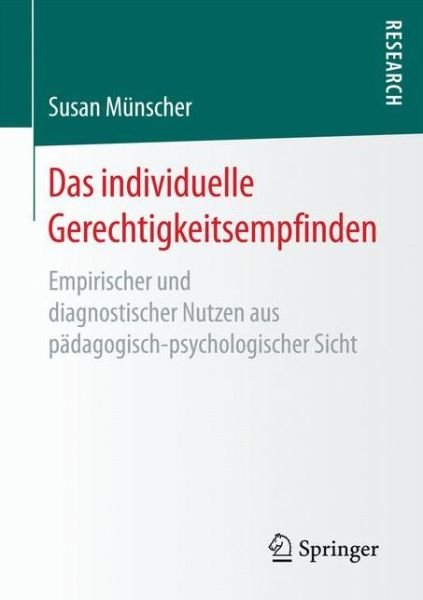 Cover for Münscher · Das individuelle Gerechtigkeit (Book) (2016)