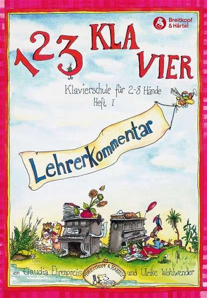 Cover for C. Ehrenpreis · 1 2 3 Klavier,Lehrer.1 (Buch) (2018)