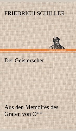Cover for Friedrich Schiller · Der Geisterseher (Inbunden Bok) [German edition] (2012)