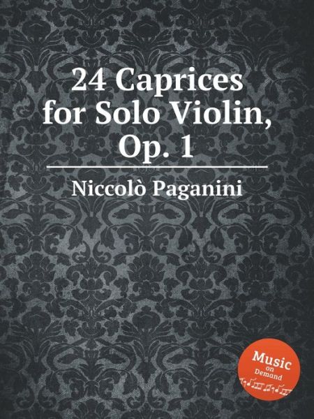 Cover for Niccolo Paganini · 24 Caprices for Solo Violin, Op. 1 (Paperback Book) (2020)