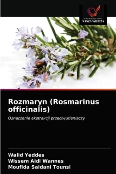 Cover for Walid Yeddes · Rozmaryn (Rosmarinus officinalis) (Paperback Book) (2021)