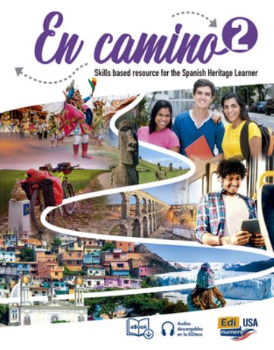 Cover for Celia Meana · En Camino 2 Student Print Edition + 1 Year Digital Access (Including eBook and Audio Tracks) (Paperback Book) (2020)