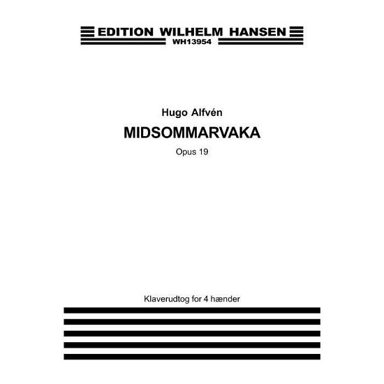 Cover for Hugo Alfven · Alfven Midsommarvaka Svnsk Rhp Pf Dt (Sheet music) (2015)