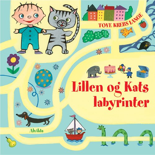 Cover for Tove Krebs Lange · Lillen og Kat: Lillen og Kats labyrinter (Indbundet Bog) [1. udgave] (2010)