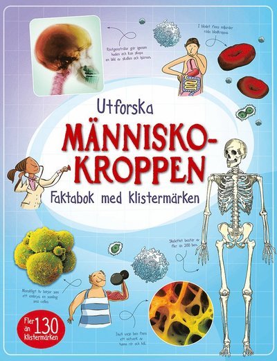 Utforska människokroppen : faktabok med klistermärken - Alex Frith - Bøger - Tukan förlag - 9789174018981 - 11. juni 2014