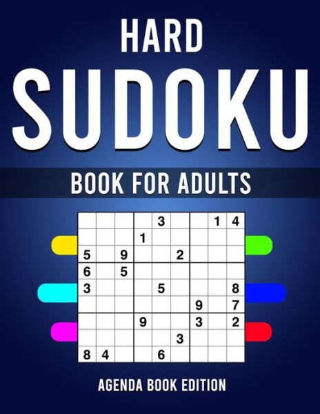 Cover for Agenda Book Edition · Hard Sudoku Book for Adults (Paperback Book) (2020)