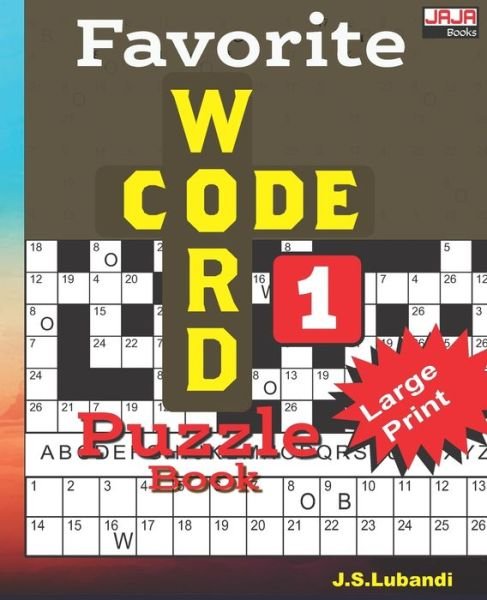 Cover for Jaja Books · Favorite CODEWORD Puzzle Book 1 (Taschenbuch) (2020)