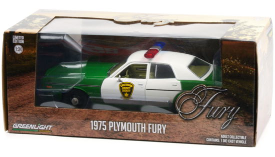1/24 1975 Plymouth Fury Chickasaw County Sheriff -  - Merchandise - CO - 0810027492982 - 