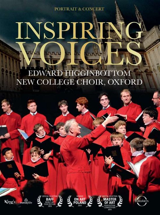 Cover for Edward Higginbottom &amp; New College Choir / Oxford · Inspiring Voices (DVD) (2020)