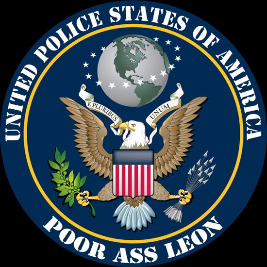 Cover for Poor Ass Leon · United Police States of America (CD) (2021)