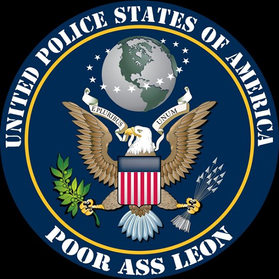 Cover for Poor Ass Leon · United Police States of America (CD) (2021)