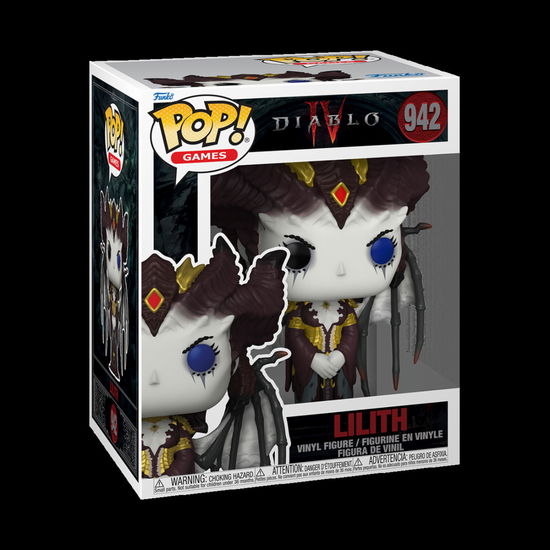 Diablo 4- Lilith - Funko Pop! Super: - Fanituote - Funko - 0889698724982 - keskiviikko 25. lokakuuta 2023