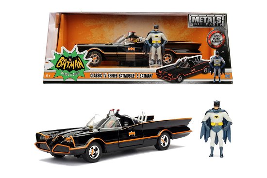 Batmobile Classic Del 1966 In Scala 1:24 Con Personaggio Die-Cast - Dc Comics: Batman - Marchandise - Dickie Spielzeug - 4006333064982 - 1 novembre 2019