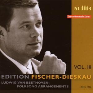 Cover for Fischer Dieskau / Poppem / Froitzheim m.m. · Folksong arrangements - Fischer Dieskau, Vol.  3 (opt.  1952) Audite Klassisk (CD) (2008)