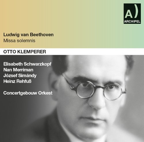 Cover for Beethoven / Schwarzkopf · Missa Solemnis: Schwarzkopf (CD) (2012)