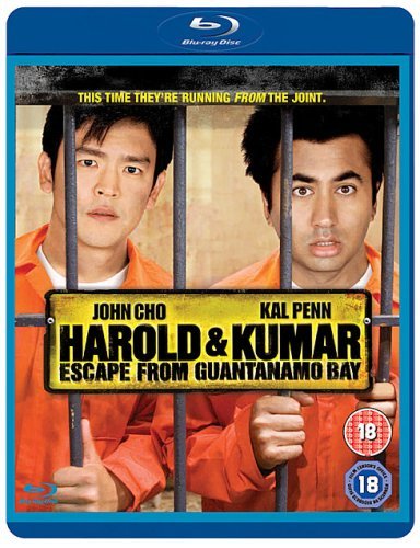 Cover for Harold and Kumar Escape from G · Harold and Kumar Escape From Guantanamo Bay (Blu-ray) (2008)