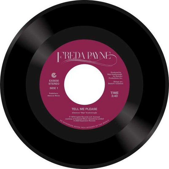 Cover for Freda Payne · Tell Me Please/I Get High (on Your Memory) (LP) (2022)