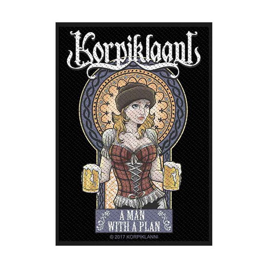 Cover for Korpiklaani · Korpiklaani Standard Patch: A Man with a Plan (Patch) (2019)