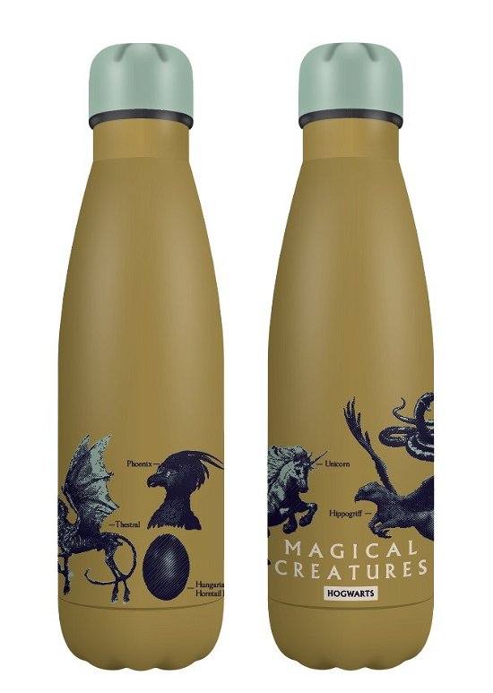 Harry Potter (Magical Creatures Water Bottle Metal (500Ml) - Harry Potter - Merchandise - HARRY POTTER - 5055453486982 - June 3, 2022