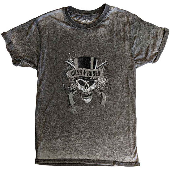 Guns N' Roses Unisex T-Shirt: Faded Skull (Burnout) - Guns N Roses - Merchandise -  - 5055979982982 - 