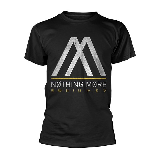 Cover for Nothing More · Album Logo (T-shirt) [size S] [Black edition] (2018)