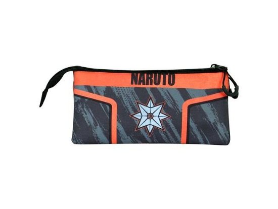 NARUTO Shuriken - Triple Pencil Case 23x11x7cm - Naruto Shuriken - Merchandise -  - 8445118053982 - 