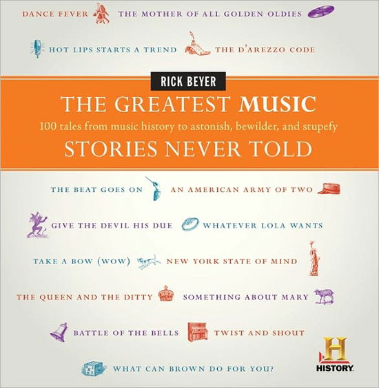 Cover for Rick Beyer · The Greatest Music Stories Never Told: 100 Tales from Music History to Astonish, Bewilder, and Stupefy - The Greatest Stories Never Told (Hardcover Book) (2011)