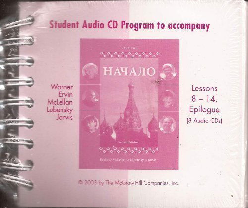 Nachalo: Student Audio CD Program : Lessons 8-14, Epilogue - Sophia Lupensky - Livre audio - Mcgraw-Hill College - 9780072433982 - 2002