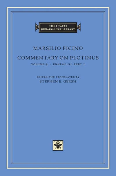 Cover for Marsilio Ficino · Commentary on Plotinus - The I Tatti Renaissance Library (Hardcover Book) (2017)