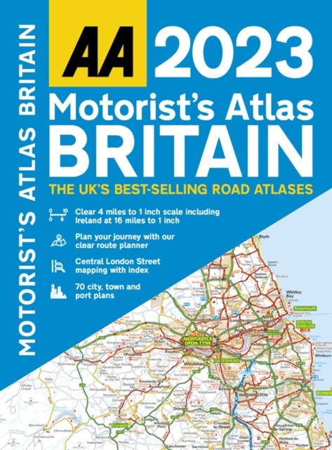 Motorist's Atlas Britain 2023 -  - Bøger - AA Publishing - 9780749582982 - 1. september 2022