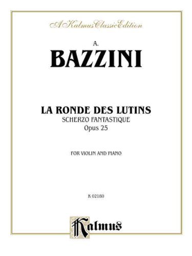 Cover for Antonio · Bazzini La Ronde Des Lutins (Paperback Book) [Kalmus edition] (2001)