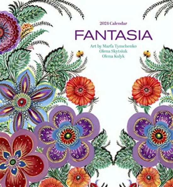 Cover for Pomegranate · Fantasia: Art by Marfa Tymchenko, Olena Skytsiuk, and Olena Kulyk 2024 Wall Calendar (Paperback Bog) (2023)