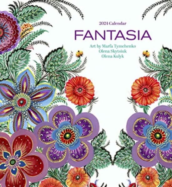 Cover for Pomegranate · Fantasia: Art by Marfa Tymchenko, Olena Skytsiuk, and Olena Kulyk 2024 Wall Calendar (Paperback Book) (2023)