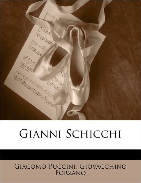 Cover for Puccini · Gianni Schicchi (Buch)