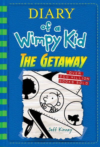 Cover for Jeff Kinney · The Getaway (Diary of a Wimpy Kid Book 12) (Innbunden bok) (2017)