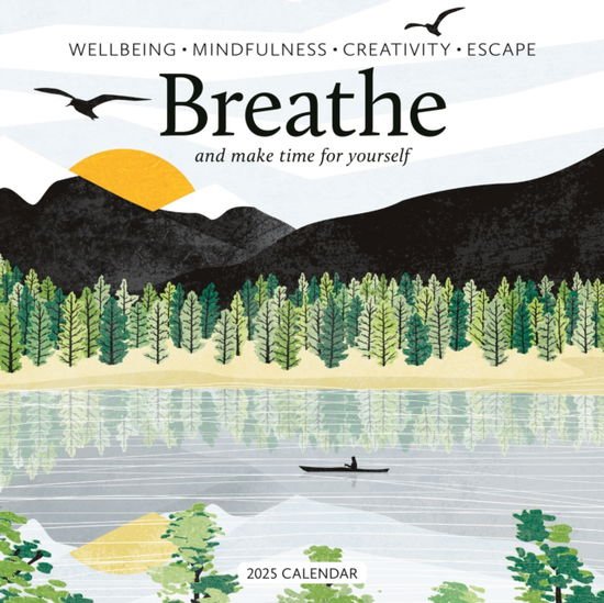 Cover for Carousel Calendars · Breathe Square Wall Calendar 2025 (Kalender) (2024)