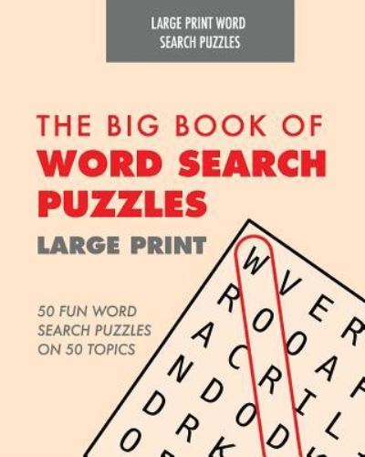 Cover for Jenny Kellett · Large Print Word Search Book (Paperback Book) (2017)