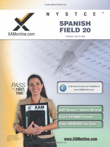 Cover for Sharon a Wynne · Cst Spanish Field 20 Teacher Certification Test Prep Study Guide (Nystce) (Paperback Book) [Third Edition, New edition] (2011)