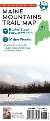 Cover for Appalachian Mountain Club · AMC Maine Mountains Trail Maps 1-2 (Map) (2018)