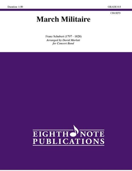 Cover for Franz Schubert · March Militaire (Partitur) (2015)
