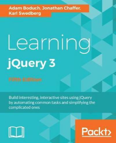 Cover for Adam Boduch · Learning jQuery 3 - Fifth Edition (Paperback Book) [5 Revised edition] (2017)